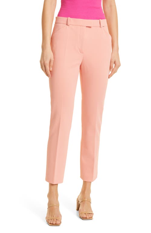 BOSS Tatiani Crop Trousers in Burnt Coral  Size 8