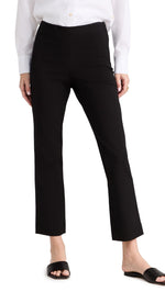 Vince Womens Crop Flare Pants, Black, X-Small US