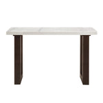 Edwyn Natural Marble Top End Table