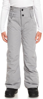 Roxy Girls Diversion Snow Pants - Heather Grey