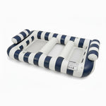 Navy Blue Twin Hammock Pool Float, Single Piece, 86.61 x 53.15 x 16.54"