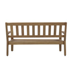 2-Piece Outdoor Gray Acacia Wood Conversation Set