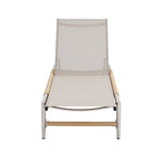 Hargrove Outdoor Aluminum Chaise Lounge with Mesh Seat
