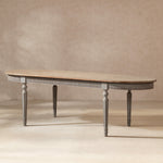 Colette 94' Reclaimed Wood Oval Dining Table