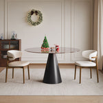 Round Glass Dining Table With Chairs