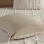 King 3 Piece Cotton Yarn Dyed Duvet Cover Set