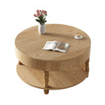 Coffee Table with Dual Storage for Living Room