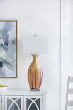 16x10.5x36 In Ceramic Table Lamp