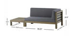 Oana Corner Bench and Coffee Table
