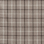 Plaid Rod Pocket and Back Tab Curtain Panel with Fleece Lining