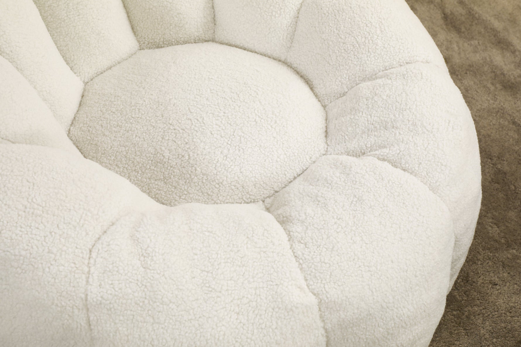 Bean Bag Chair with Armrests and High-Density Foam