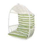 Malia Wicker Hanging Chair With Cushion