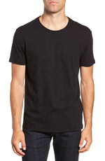 AllSaints Slim Fit Crewneck T-Shirt in Jet Black, Size Large