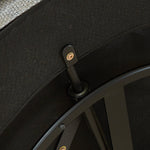 55'' Chenille Foam Single Swivel Chair