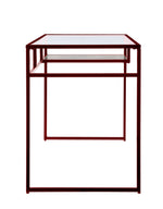 Yasin Glass Top Writing Desk