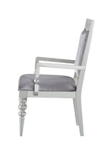 Maverick Arm Chair Set of 2 - Silver
