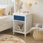 Nightstand With 1 Drawer and 1 Shelf
