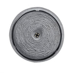 12.99' Gray Polyresin Outdoor Water Fountain with LED Light
