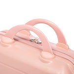 2-Piece ABS Spinner Wheel Luggage Set with Combination Lock
