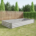 Raised Garden Bed Kit - Metal 7.6x3.7x0.98 ft