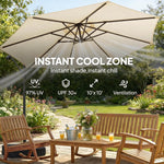 Garden Cantilever Patio Umbrella