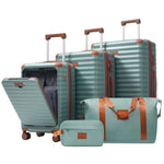 Deluxe 5-Piece Hard-Side Luggage Set with USB and TSA Security