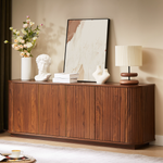 Sideboard Storage Cabinet TV Stand with Wave Pattern