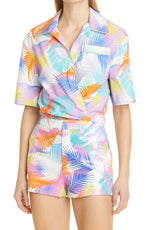 Le Superbe Extra Camp Shirt in Desert Palms Brights, Size 10