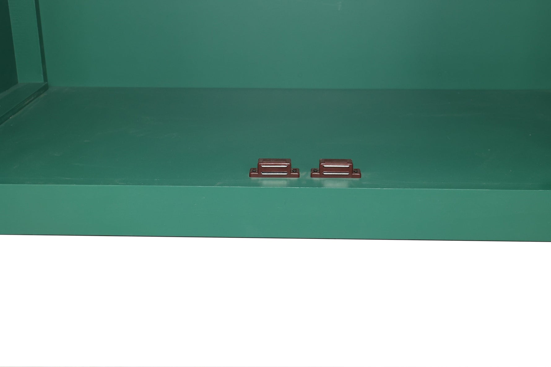 59in Green Accent Cabinet with 4 Doors Mid Century Modern Buffet
