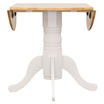 Greer Natural Brown And White 5-Piece Dining Set