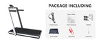 2 in 1 Under Desk Treadmill 2.5HP Folding Electric Machine