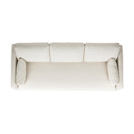 Knox 84' Modern Farmhouse Sofa, Flax White Linen