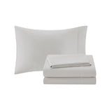 12 Piece Comforter Set with Cotton Bed Sheets Navy King