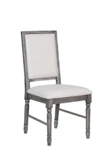 Leventis Weathered Side Chair - Cream / Gray