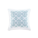 5 Piece Microfiber Ruffled Comforter Set White Queen