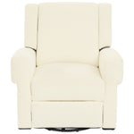 Manual Recliner Chair With Swivel Rocker Function, Dual Recline Angles