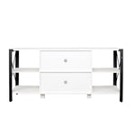 Industrial TV Stand for Living Room and Bedroom