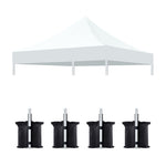 Canopy Replacement Top with 4 Pack W8 Bags (Frame Not Included)