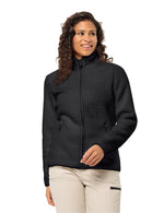 Jack Wolfskin Women's High Curl Fleece Jacket - Black