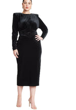 ELOQUII Women's Plus Size Corset Detail Dress - 16, Black Onyx