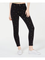 Tinseltown Juniors' Graphic-Print Skinny Jeans Black Size 3