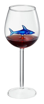 Shark-Inspired Wine Glasses Set of 2 – 13oz