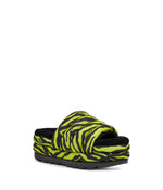 UGG Maxi Slide Key Lime Tiger Print 8 B (M)