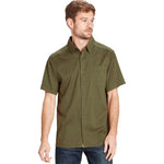 Tharu Voyage Men's Short Sleeve Shirt in Evergreen