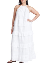 ELOQUII Women's Plus Size Lace Detail Aline Dress - 20, Jet Stream