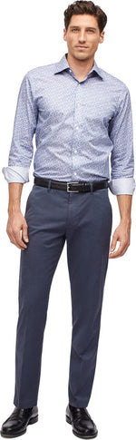 Bonobos Mens Stretch Weekday Warrior Slim Pants, Size: 36W x 30L, Color: Monday Steel Blue Yarn Dye