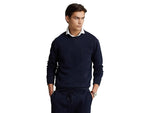 Polo Ralph Lauren Logo Double-Knit Sweatshirt (Aviator Navy) Men's Clothing