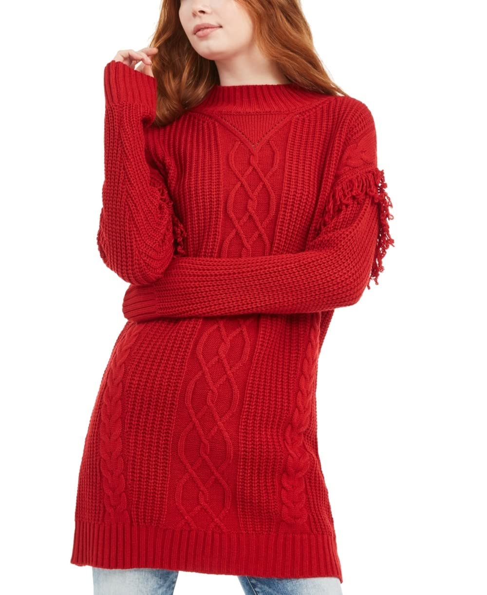 American Rag Juniors' Tunic Sweater Dark Red Size Small