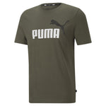 PUMA Mens Graphic Crewneck T-Shirt Green L
