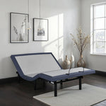 Queen Adjustable Bed Base with Vibration Modes and Adjustable Positions